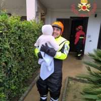 Vigili del fuoco esondazione Crati