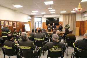 Comando provinciale vigili del fuoco Catanzaro sindaco Fiorita vicesindaco Iemma comandante Bennardo ing. Lucia