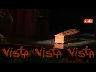 Morte Franca Valeri, la camera ardente al teatro Argentina, immagini
