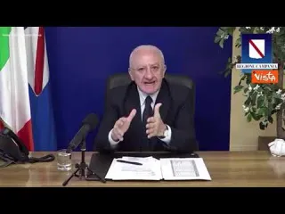 De Luca: "Si facciano nomi di Regioni che non hanno vaccinato anziani senno polemica inutile"
