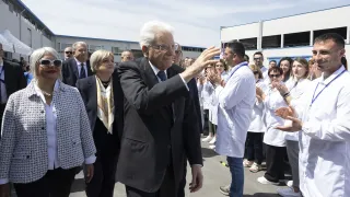 La visita del presidente Mattarella alla Gias di Mongrassano
