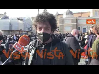 Max Gazzè a Piazza del Popolo, “Che le Istituzioni ascoltino questo messaggio”