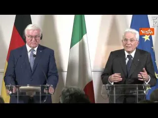 Mattarella: "Esigenza comune con Germania di affrontare temi clima, energia e migrazioni"