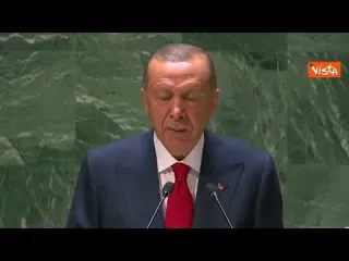 Erdogan all'Onu: "Aumenterò sforzi per fine guerra, nel rispetto dell'integrità territoriale"