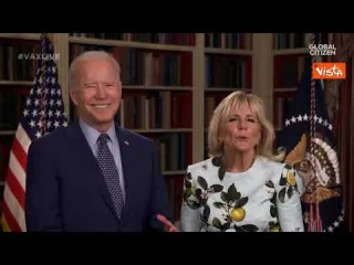 Il messaggio di Joe e Jill Biden al Vax Live per invitare gli americani a vaccinarsi