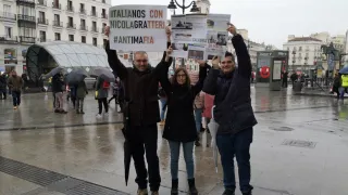 Calabresi a Madrid scendono in piazza a sostegno del procuratore Nicola Gratteri