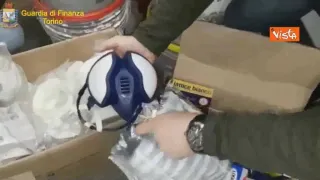 “Coronavirus shop” a Torino con prezzi folli: maxi operazione della Finanza (VIDEO)