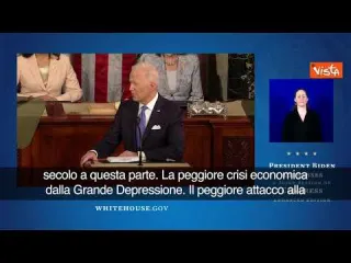 SOTTOTITOLI Biden: "Dopo 100 giorni l'America è tornata in movimento"