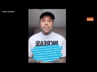 Fedez: “Cari politici, perché non donate il 2x1000 ai lavoratori dello spettacolo?”