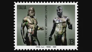 Emesso il francobollo celebrativo dei Bronzi di Riace