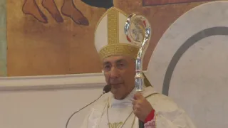 Il cardinale Reina omaggia la Madonna di Capocolonna