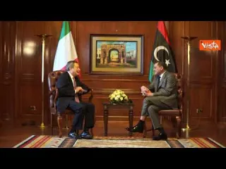 Draghi a Tripoli per la sua prima visita ufficiale all'estero