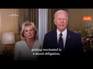 Joe Biden cita Papa Francesco nel messaggio di auguri, “Vaccinarsi è un obbligo morale”