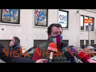 Salvini: Lombardia ha vaccinato piu' di tutti in Italia, ma se qualcuno ha sbagliato cambia mestiere