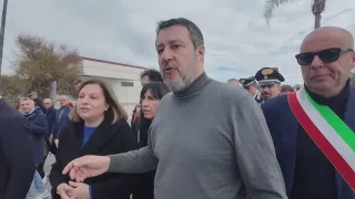 Ciclone Harry, Salvini in visita ai comuni colpiti