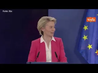 Von der Leyen: "Vaccinato il 25% della popolazione europea, la campagna vaccinale rispetta i tempi"