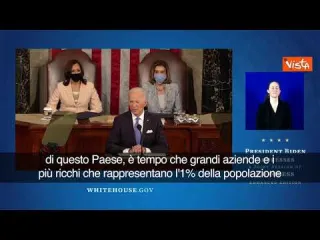 SOTTOTITOLI Biden: "È Tempo che i più ricchi paghino loro giusta parte"