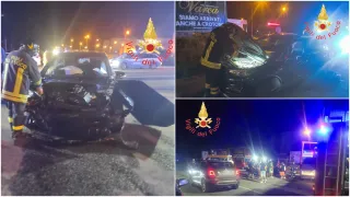 Incidente sulla 106: ci sono otto feriti tra cui un bambino