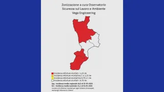 Morti sul lavoro, Calabria in zona rossa: 11 vittime nei primi cinque mesi del 2026
