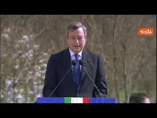 Draghi a Bergamo: "Impegno solenne, le persone fragili saranno sempre protette"