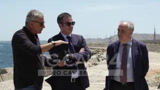 VIDEO | Occhiuto visita il porto di Crotone, Agostinelli: «Si parte dalla bonifica dell'ex area Sensi»