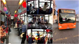 VIDEO | Crotone, musica: ritornano i concerti a bordo degli autobus cittadini firmati Officine Armoniche