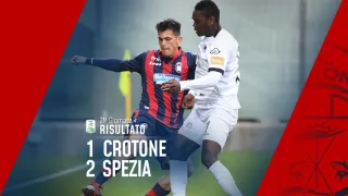 Serie B, il Crotone spezza il filotto positivo di risultati: cade in casa contro lo Spezia