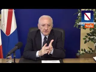Apertura scuole, De Luca: "Non abbiamo vaccino adatto a studenti sennò avremmo dato priorità"