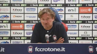 Serie B, Stroppa (Crotone): «Cittadella squadra forte, noi stiamo crescendo» (VIDEO)