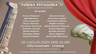 Giornalisti crotonesi ancora in scena per beneficenza con "Torna Pitagora?!"