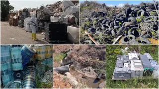 Sequestrati due fabbricati e discariche abusive di rifiuti speciali