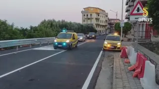 Badolato, riaperta la ss106 dopo i lavori sul ponte del torrente Barone
