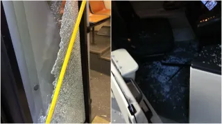 Reggio, disordini dopo la partita: sprangate ad autista e bus vandalizzato da tifosi ospiti