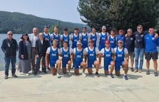 Il lago Arvo 'casa' del canottaggio: gli azzurri Under 19 preparano i mondiali a Lorica