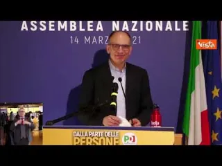 Assemblea Pd, Letta diventa segretario con 860 sì, 2 no e 4 astenuti