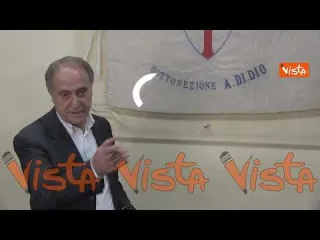 Cesa racconta la storia della storica bandiera con lo scudo crociato nella sede dell’Udc a Roma