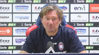 Serie B, Stroppa (Fc Crotone): «Col Pordenone partita insidiosa» (VIDEO)
