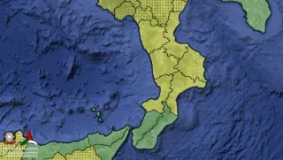 Pioggia e maltempo: valutata allerta gialla per parte della Calabria per martedì 16 novembre