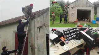 Scoperta raffineria nel Reggino: sequestrati 100 kg di cocaina purissima