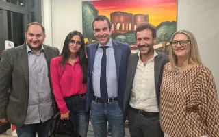Chiaravalle Centrale: Roberto Occhiuto incontra il candidato a sindaco Giuseppe Rauti