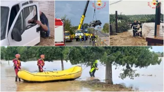 Maltempo nel lametino: salvato anziano rimasto intrappolato nell'auto