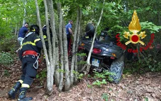 Cotronei: quad finisce in una scarpata in Sila,ferita coppia di 40enni