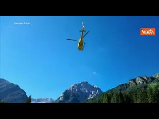 Marmolada, ripartono le operazioni di ricerca corpi e superstiti con l'elicottero