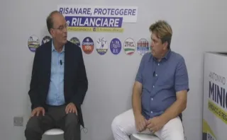 Elezioni comunali di Reggio Calabria, intervista tv al candidato sindaco Minicuci