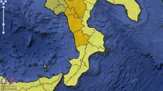 Pioggia e maltempo: diramata in Calabria allerta gialla, arancione sul Tirreno cosentino