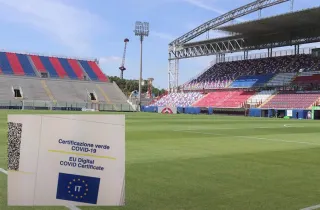 Coronavirus e calcio: in zona bianca ingressi allo stadio al 50% e solo con green pass