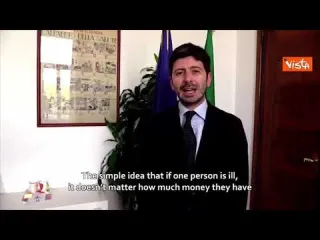 Speranza: "Diritto alla salute fondamentale per Europa del futuro"