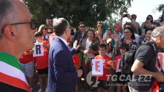 Il presidente dell'Albania tra la comunità arbereshe di Marcedusa