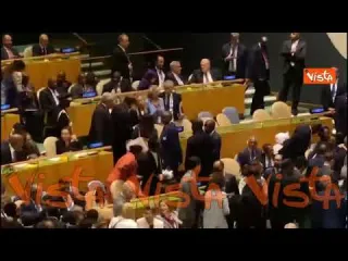 Meloni e Tajani assistono all'Assemblea Generale dell'Onu