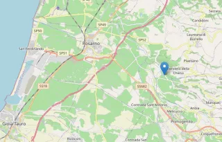 Scossa di terremoto di magnitudo 3.3 con epicentro a Feroleto della Chiesa (Rc)